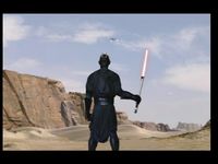 une photo d'Ã©cran de Star Wars Episode 1 - La Menace Fantome sur Sony Playstation